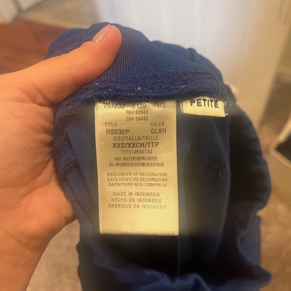 BLUE MEDICAL SCRUB JOGGERS - Picture 3 of 4